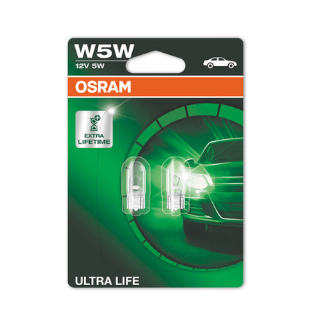 Żarówka samochodowa sygnalizacyjna Osram Ultra Life W5W - 2szt