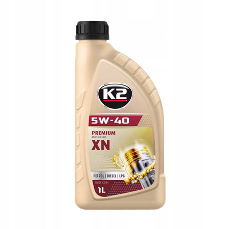 Olej silnkowy K2 TEXAR 5W/40 XN SN/CF - 1L