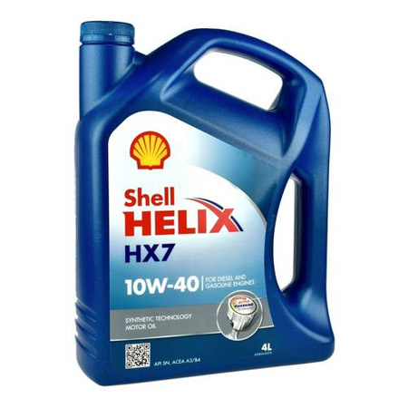 Olej silnikowy Shell Helix HX7 Benzyna 10W/40 4L